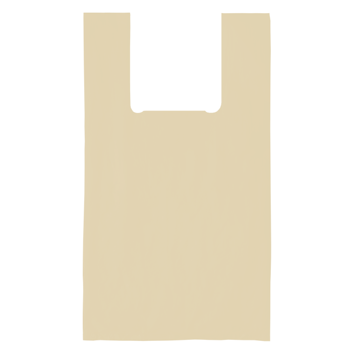 shoppers in plastica con manici a canottiera