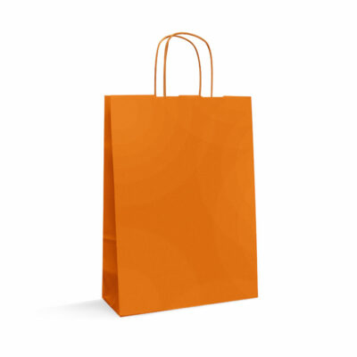 Shopper-in-carta-kraft-arcobaleno-arancione-tecknopack