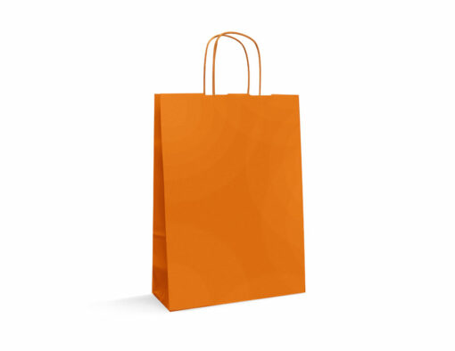 Shopper-in-carta-kraft-arcobaleno-arancione-tecknopack