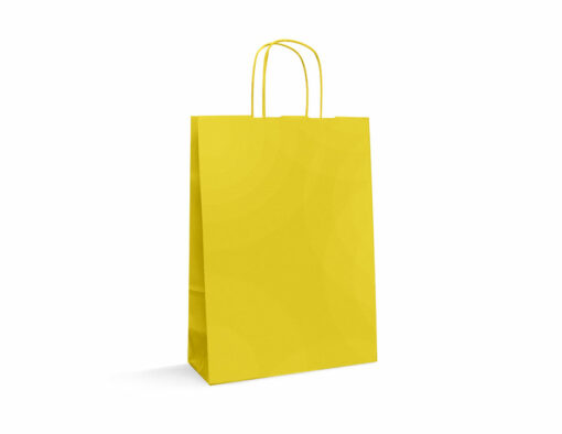 Shopper-in-carta-kraft-arcobaleno-giallo-tecknopack