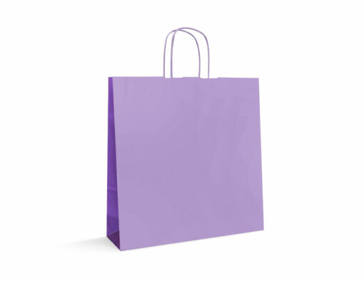 Shopper-in-carta-kraft-bicolore-lilla-viola-tecknopack